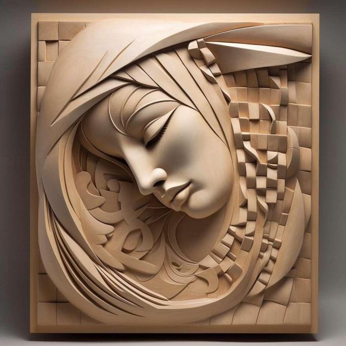 نموذج ثلاثي الأبعاد لآلة CNC 3D Art 